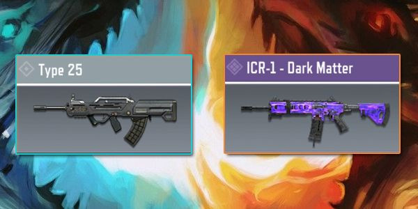 Type 25 VS ICR-1 - Gun comparison in Call of Duty Mobile.