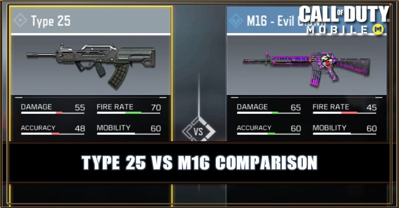 Type 25 VS M16 Comparison