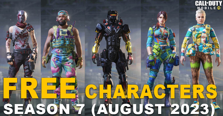 How to get Free Characters in COD Mobile (August 2023) Season 7