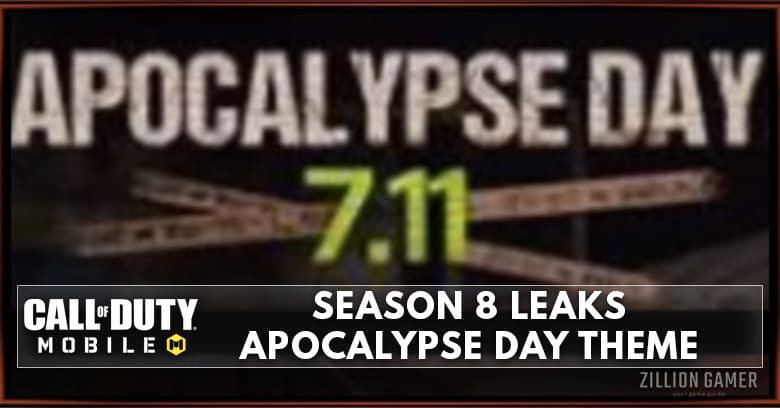 COD Mobile Season 8 Leaks: Apocalypse Day Release Date and Battle Pass