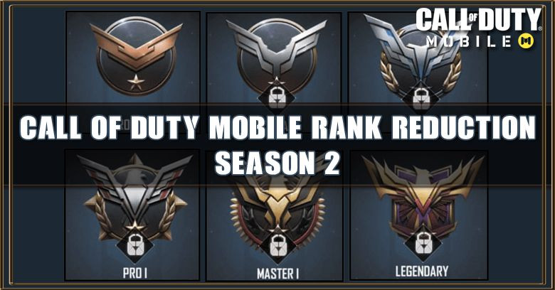 Call of Duty Mobile Season 2 Will Reduce Your Rank