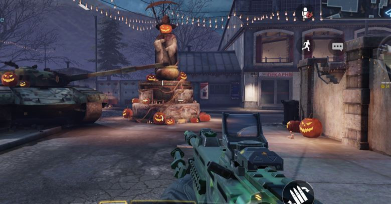 Halloween Standoff Map in Call of Duty Mobile new update.