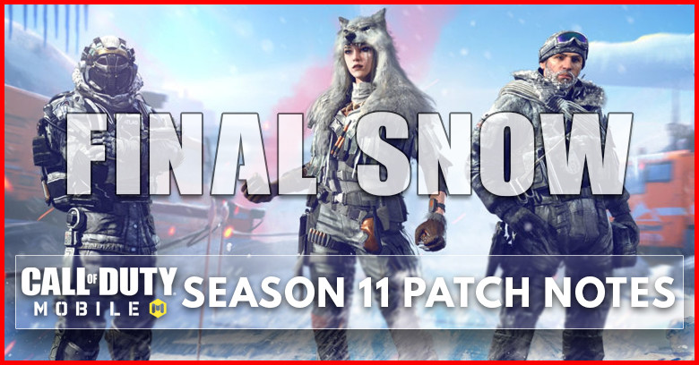 COD Mobile Season 11 Patch Notes 2021 detail - zilliongamer