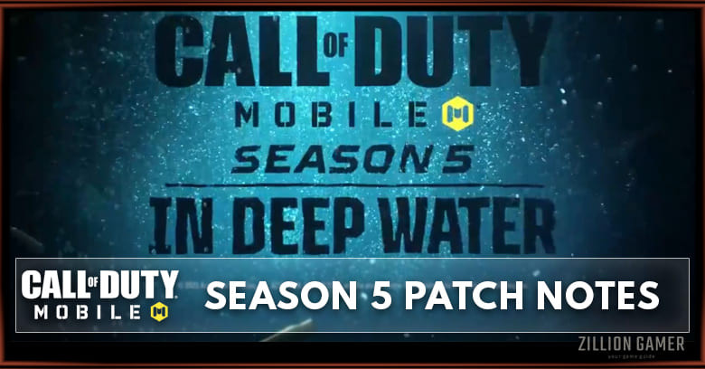 Call of Duty Mobile Season 5: In Deep Water Patch Notes