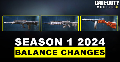 COD Mobile Season 01 2024 Weapon Balance Changes COD Mobile Season 01 2024 Weapon Balance Changes