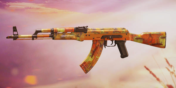COD Mobile AK47 Skin: Desert Sunset - zilliongamer