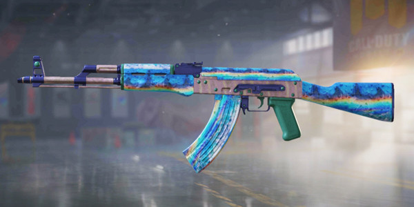 COD Mobile AK47 Skin: Rainbow Rain - zilliongamer
