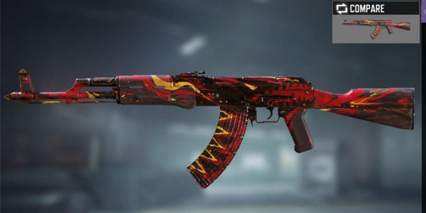 AK47 Red Dragon Skin in Call of Duty Mobile - zilliongamer