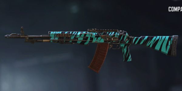 ASM10 Neon Tiger skin in Call of Duty Mobile.