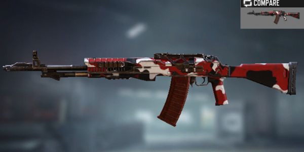 ASM10 skins Red in Call of Duty Mobile. - zilliongamer