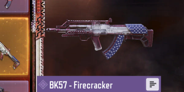 COD Mobile BK57 Firecracker skin - zilliongamer