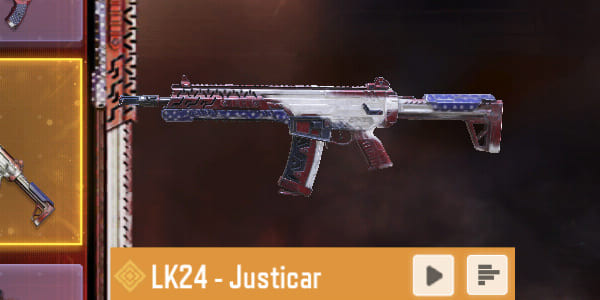 Call of Duty Mobile LK24 skin: Justicar - zilliongamer