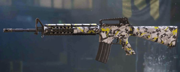 M16 skins Yellow Snow in Call of Duty Mobile. - zilliongamer