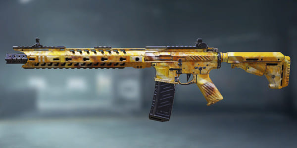 COD Mobile M4 Skin: Yellow Abstract - zilliongamer