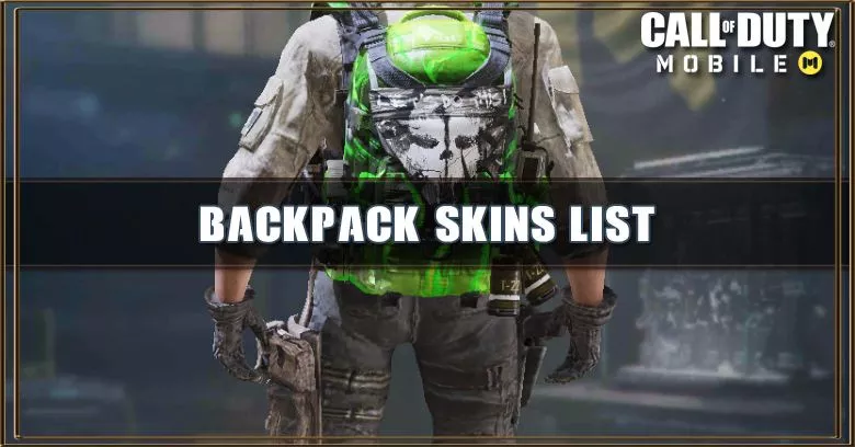 Backpack Skins List