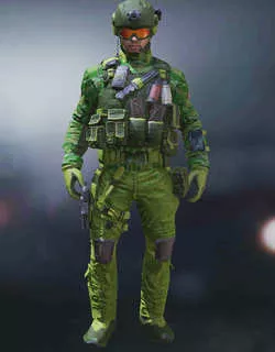 Скин мобильного персонажа COD: Merc 1 - Green Terror - zilliongamer