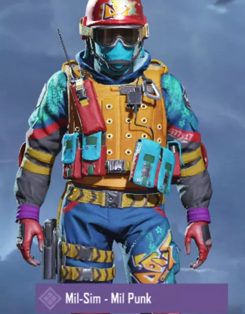 COD Mobile Character skin: Mil-Sim - Mil Punk - zilliongamer