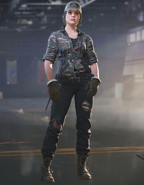 COD Mobile Character skin: Misty - Campfire Camo - zilliongamer COD Mobile Character skin: Misty - Campfire Camo - zilliongamer