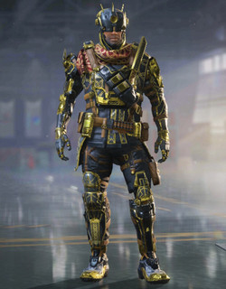 COD Mobile Character skin: Prophet - Gilded Armor - zilliongamer