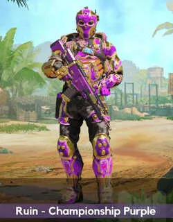 COD Mobile Character skin: Ruin Championship Purple - zilliongamer