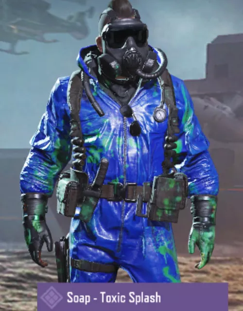 COD Mobile Character skin: Soap - Toxic Splash - zilliongamer
