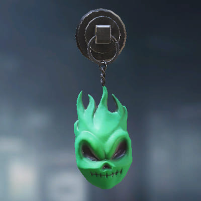 COD Mobile Charm skin: Green Skull - zilliongamer