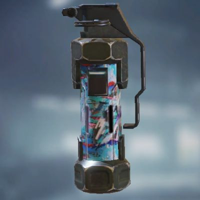 Blue Graffiti Concussion Grenade skin in Call of Duty Mobile - zilliongamer