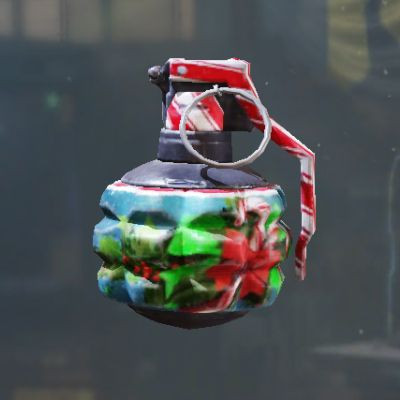 Frag Grenade Skin: Candy Cane in Call of Duty Mobile - zilliongamer