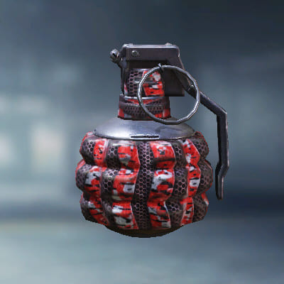 COD Mobile Frag Grenade: Plated Red - zilliongamer