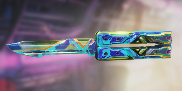COD Mobile Butterfly Knife skin: Neon Paint - zilliongamer