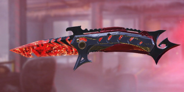 COD Mobile Folding Knife skin: Red Vortex - zilliongamer