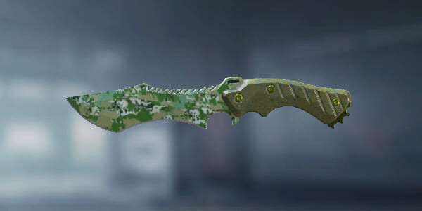 COD Mobile Knife skin: Green Terror - zilliongamer