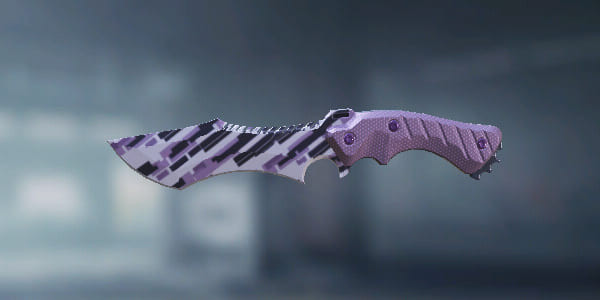 COD Mobile Knife skin: Purple Prism - zilliongamer