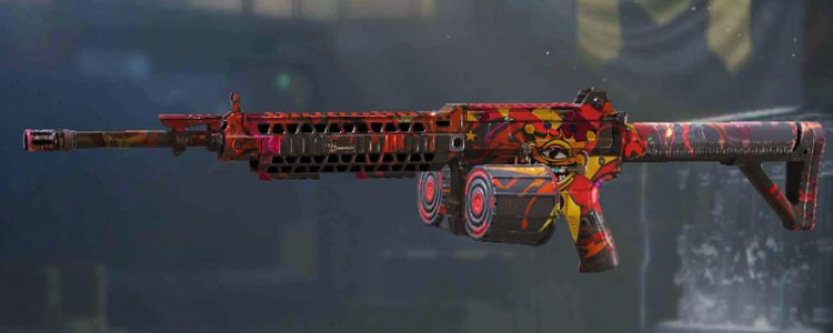 M4LMG skins Ribbon Explosion in Call of Duty Mobile - zilliongamer