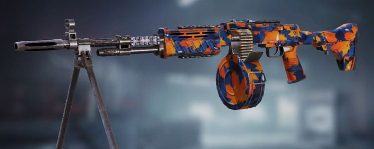 Maple Leaves RPD Skin in Call of Duty Mobile.