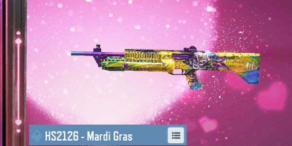 HS2126 skins Mardi Gras in Call of Duty Mobile - zilliongamer