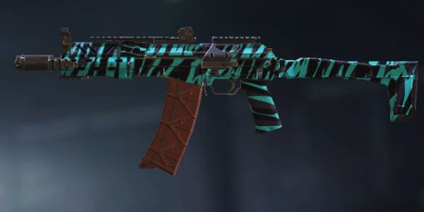 AKS-74U skins Neon Tiger in Call of Duty Mobile. - zilliongamer