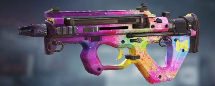 PDW-57 skins Color Burst in Call of Duty Mobile. - zilliongamer