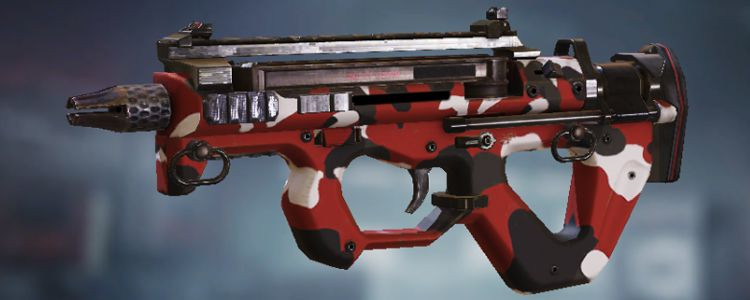 PDW-57 skins Red in Call of Duty Mobile. - zilliongamer