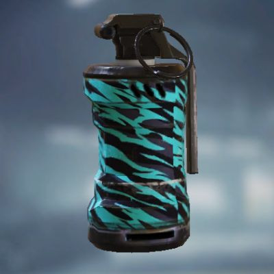 Neon Tiger Smoke Grenade skin in Call of Duty Mobile