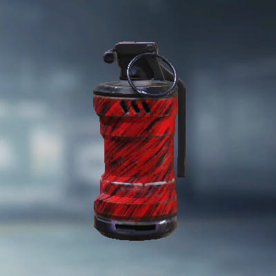 COD Mobile Smoke Grenade: Brushed Red - zilliongamer