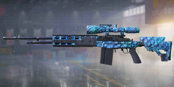 M21 EBR Shiny Scales skin in Call of Duty Mobile.