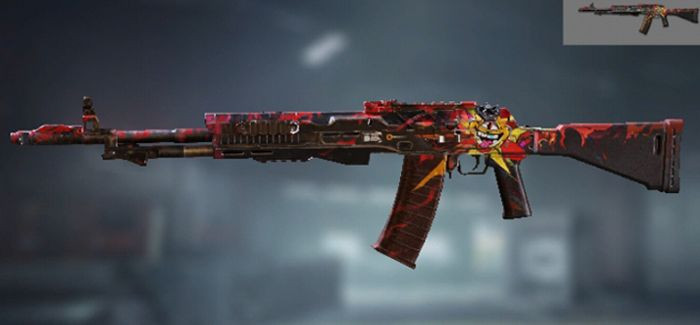ASM10 Skin: Ribbon Explosion in Call of Duty Mobile.