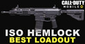 COD Mobile ISO Hemlock loadout.