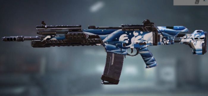 LK24 Skin: Blue Wave in Call of Duty Mobile