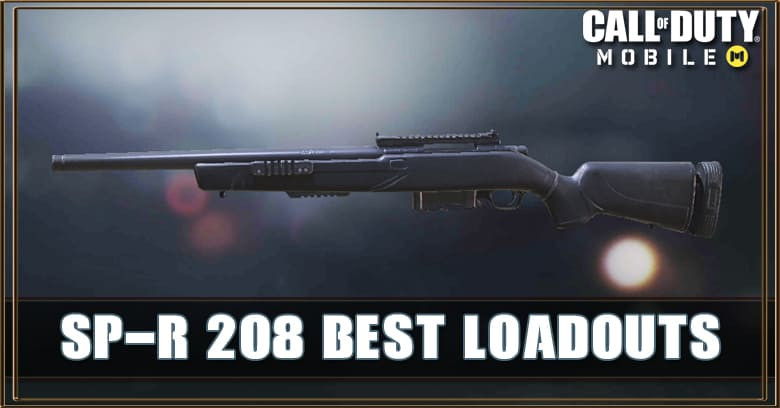 SP-R 208 Best Loadout Attachments & Skin