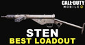 Best STEN Loadout for COD Mobile - zilliongamer