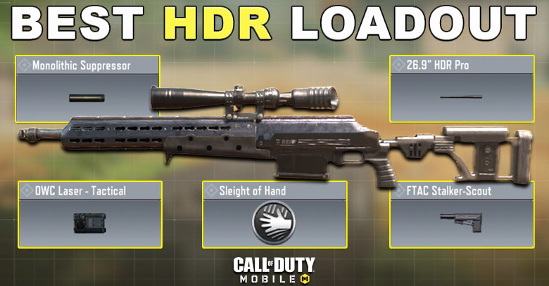 Best HDR Loadout in Call of Duty Mobile - Weapon Guide