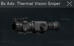 Delta Force Thermal Scope: 8x Adv. Thermal Vision Sniper Scope - zilliongamer