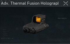 Delta Force Thermal Scope: Adv. Thermal Fusion Holographic Sight - zilliongamer